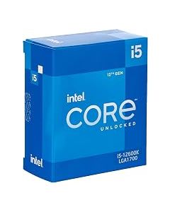Intel Core i5-12600K 12th Generation Desktop Processor (Base Clock: 3.7GHz Tuboboost: 4.9GHz, 6 cores, LGA1700, RAM DDR4 and DDR5 up to 128GB) BX8071512600K, Black
