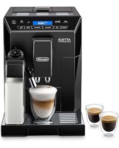 De'Longhi Eletta, Fully Automatic Bean to Cup Coffee Machine, Cappuccino and Espresso Maker, ECAM 44.660.B, 2 liters, Black