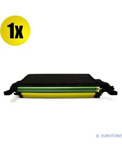 Eurotone Rebuilt Toner compatible for Samsung CLP-600 650 CLP600 CLP650 600N 650N Yellow