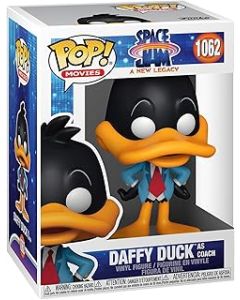 Funko POP! Movies: Space Jam 2 - Daffy As Coach - Collectable Vinyl Figure - Gift Idea - Official Merchandise - Toys for Kids & Adults - Movies Fans - Model Figure for Collectors and Display