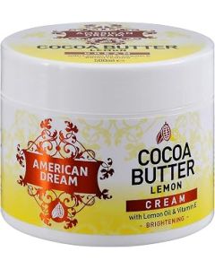 American Dream Cocoa Butter Lemon Cream With Lemon Oil & Vitamin E 500ml