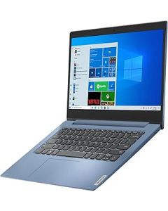 Lenovo IdeaPad 1 14 Laptop, 14.0" HD Display, Intel Celeron N4020, 4GB RAM, 64GB Storage, Intel UHD Graphics 600, Win 10 in S Mode, Ice Blue