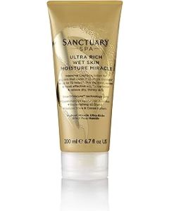Sanctuary Spa Body Lotion, 200 ml, Ultra Rich Wet Skin Moisture Miracle for Dry Skin, Vegan and Cruelty Free(Packaging May vary)