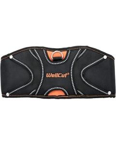 WELLCUT WC-P819 Heavy-Duty Heavy-Weight Tool Belt for Electricians Construction Professionals and DIY Enthusiasts, Orange,black