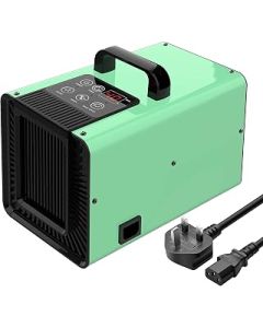 AIRAS Digital Ozone Generator & Negative Ion Generator 2-in-1 Air Purifier 10,000mg/h, Ozone Machine with Daily Cycle Function, Smoke Smell Remover Odor Eliminator for Home and Car (Green)