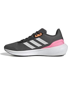 Women's RUNFALCON 3.0 W Sneaker, Grey six/Crystal White/Beam Pink, 5.5 UK
