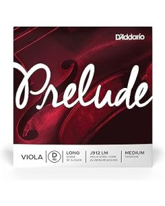 D'Addario Prelude Long Scale Medium Tension Single D String for Viola