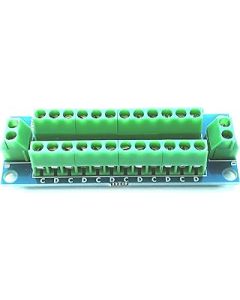 RKbus1 Bus Wiring Module for Model Railway - Ideal for Lighting, DCC, Hornby, Bachmann, Peco, Dapol etc - Constructed