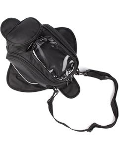 GES Magnetic Enhanced Version Motorcycle Tank Bag Waterproof Oxford Saddle Black Motorbike Bag Motorcycle Fuel Bag
