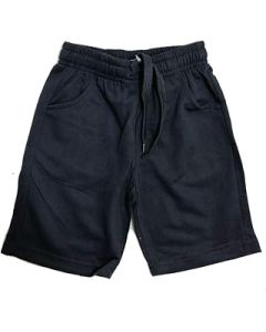 Boys Kids Plain Shorts Cotton PE School Summer Gym Sports Navy Red Black