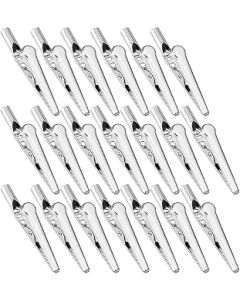 Alligator Clip, 20 Pcs 52MM Metal Test Lead Crocodile Clamps for Electricial Work Testing