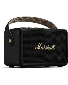 Marshall Kilburn II Bluetooth Portable Waterproof Speaker, Wireless - Black and Brass