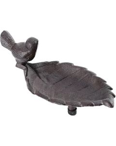DOITOOL 1pc Cast Iron Bowl Storage Tray Automatic Pet Feeders Food Serving Tray Food Trays Cast Iron Bird Feeders Yard Bird Feeder Bird Feeders for outside Creative Adornment Garden Decor