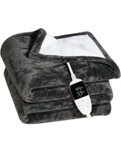 Electric Blanket Foot Warmer Body Warmer 2 4 6 10H Timing Mode Electric 6 Temperature Modes Relief Heating Pad Warming Camping And Hiking Soccer Exercise Equipment (GY2, One Size)