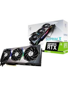 MSI GeForce RTX 3090 SUPRIM X 24G Gaming Graphics Card - 24GB GDDR6X, 1875 MHz, PCI Express Gen 4, 384-bit, 3x DP v 1.4a, HDMI 2.1(Supports 4K)