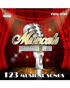 Karaoke CD Disc Set With Words - Hits From Musicals - 123 Songs 6 CDG Discs by Vocal-Star