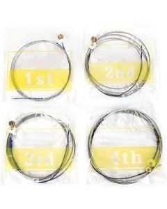 Double Bass String, 4PCs Firm Solid Professional Double Bass String, Concert for Playing Cello Use Professional Music Instrument Accessory