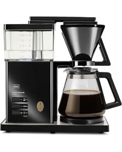 Melitta 6764396 Aroma Signature De Luxe Filter Coffee Machine, Black/Stainless Steel