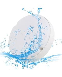 VIPMOON 13W Bathroom Ceiling Light IP65 Shower Light Waterproof LED Indoor Lighting Fixture 6500K Natural White Round φ140mm Recessed Ceiling Light for Bathroom Kitchen Hallway Porch