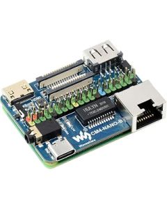 ZEZEFUFU Expanding Board for Raspberry Pi Compute Module 40PIN GPIO Gigabit Ethernet USB2.0 DSI CSI 3.5mm Audio Jack