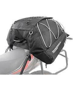 Rhinowalk Motorcycle Saddle Bags Motor Expandable Cargo Bag Powersports Rack Bag Trunk Luggage Bag 35L-50L, Black