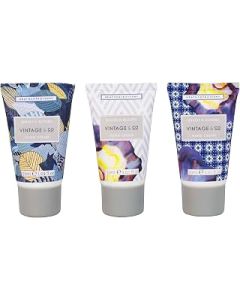 Vintage & Co Beauty Braids & Blooms Hand Cream Trio Gift Set | Enriched With Shea Butter | Cruelty Free & Vegan Friendly | Travel Friendly Sizes | 3 x 30ml