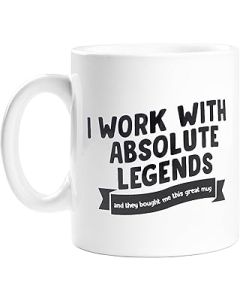 That's Nice That Personalised I Work With Absolute Legends Ceramic Mug - Start Their New Journey With Our Customised Absolute Legends Ceramic Mug - A Perfect Gift For New Colleagues