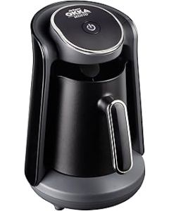 Arzum OK004-K Turkish Coffee Machine, Plastic, 480 W,0.3 liters, Black/Chrome