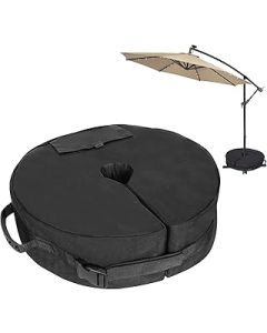 Brislut Parasol Base Weights Bag - Up to 40kg, Heavy Duty Cantilever Bases Weight for Banana Overhanging Parasol Cross Stand Extra Sandbags Weighted Patio Outdoor Garden Umbrella Base