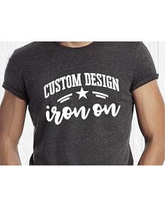 Custom design iron on decals | Personalised iron on decal transfer | Custom leaver iron on decal