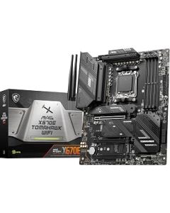 MSI MAG X670E TOMAHAWK WIFI Motherboard, ATX - Supports AMD Ryzen 7000 Series Processors, AM5 - 80A SPS VRM, DDR5 Memory Boost 6600+MHz/OC, PCIe 5.0 x16, M.2 Gen5, Wi-Fi 6E
