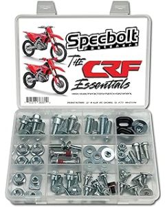 Specbolt CRF Essentials Track & Trail Bolt Kit Fits: All Honda CRF150R CRF250R CRF450R Kick Start Seat Subframe Fenders Brake Rotors Sprocket Fork Guards and much more