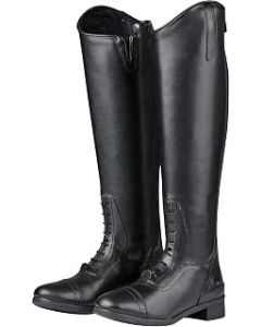 Syntovia Field Long Riding Boots UK 6 Regular Short Black