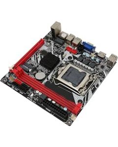 ITX Gaming Motherboard, B75 MS LGA 1155 16GB Motherboard, Support DDR3 Memory, with VGA, HDMI, USB3.0, USB2.0, PCI E 16X, NVME M.2, WiFi M.2, for Pentium, for Celeron, Core i3 i5 2