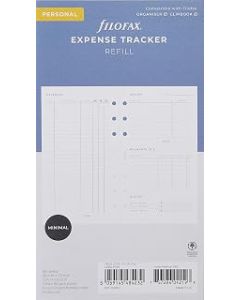 Filofax Personal Organiser Expense Tracker Refill