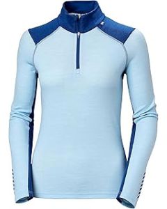 Helly Hansen Women's W Lifa Merino Midw 1/2 Zip Shirt, Baby Trooper, XL UK